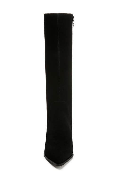 Shop Circus Ny By Sam Edelman Yulia Pointy Toe Knee High Boot In Black Suede