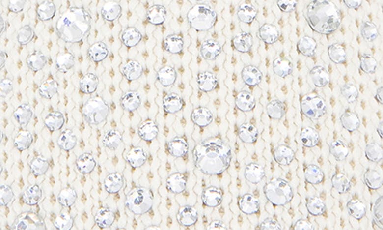 Shop Reaction Kenneth Cole Luna Glitter Espadrille Sandal In Porcelain Knit