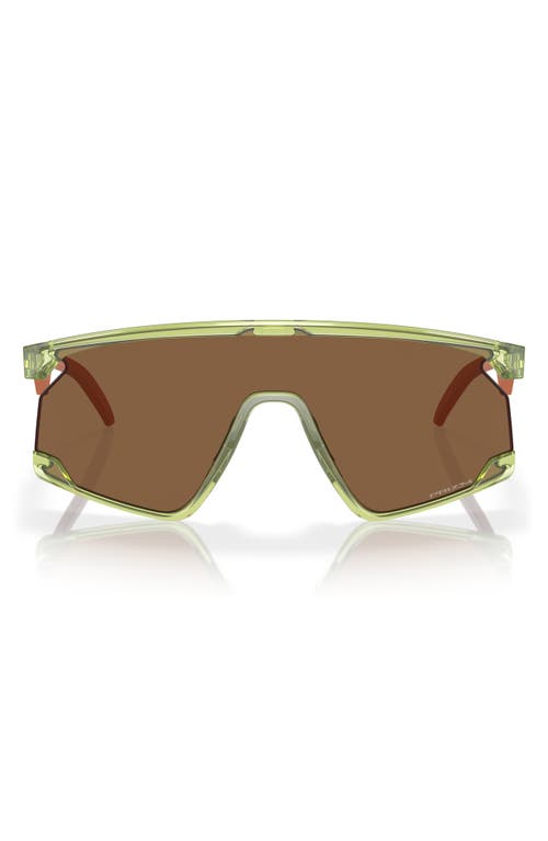 Oakley Bxtr 39mm Prizm™ Wrap Shield Sunglasses In Fern/prizm Bronze