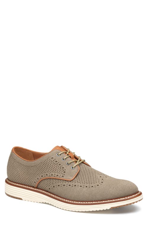 Johnston & Murphy Upton Knit Wingtip Derby Taupe Heathered at Nordstrom,