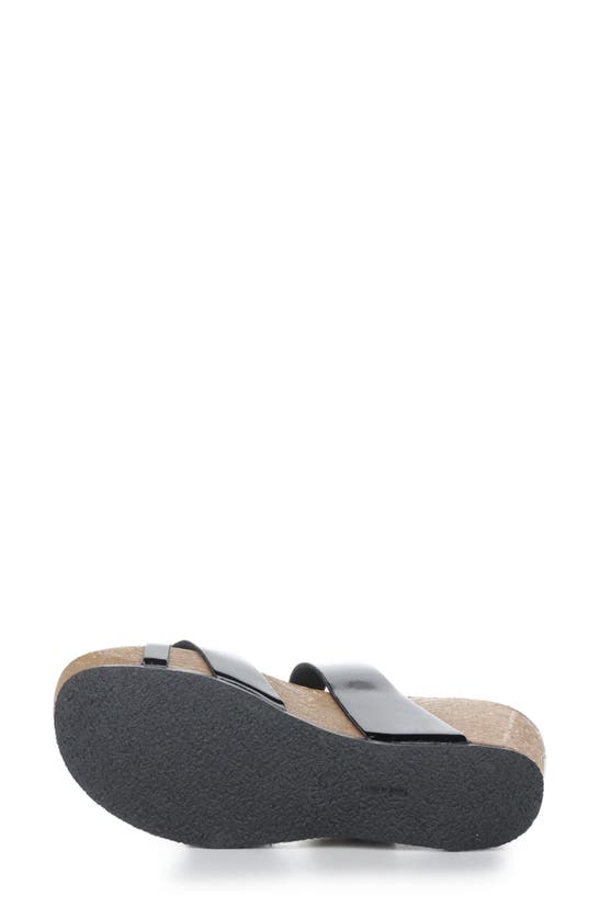 Shop Bos. & Co. Lively Slide Sandal In Black Patent