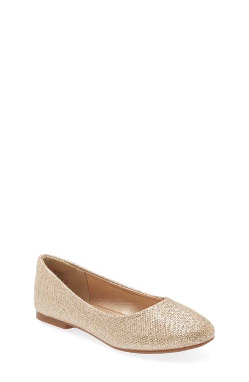 DREAM PAIRS Kids' Ballerina Flat Gold/Glitter at Nordstrom, M