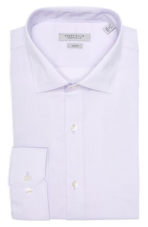 Luxe Slim Fit Solid Dress Shirt