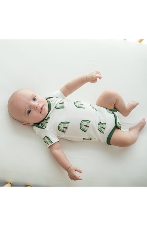 Kyte Baby Hunter Rainbow Bodysuit In Hunter Rainbow