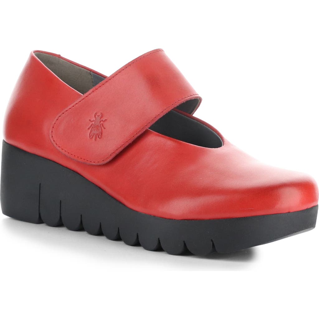 FLY LONDON FLY LONDON VARI MARY JANE PLATFORM WEDGE PUMP