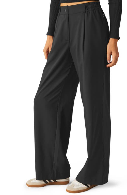 Shop Beyond Yoga Status Trousers In Black