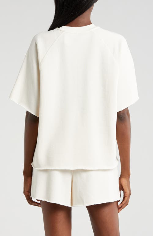 Shop Lunya Silksweats™ Reversible T-shirt In Sway Birch White