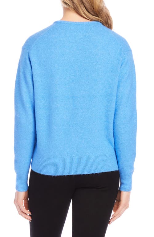 Shop Karen Kane V-neck Sweater In Sea