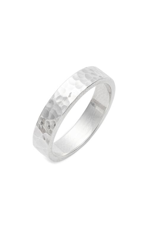 Caputo & Co. Hammered Ring in Sterling Silver