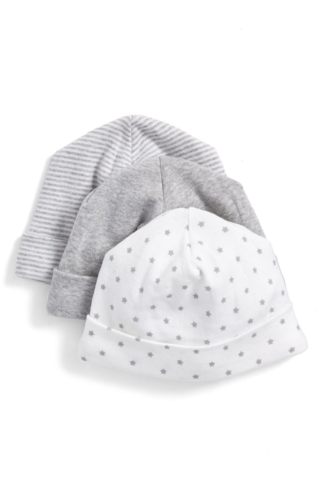 Nordstrom Baby Cotton Hats (3-Pack 