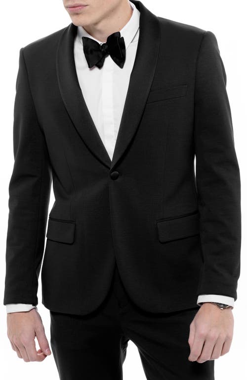 D.RT D. RT Sterling Single Breasted Water Repellent Tuxedo Jacket in Black Black