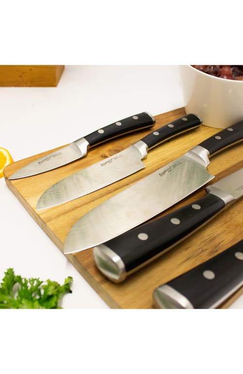 Shop Berghoff International Antigua 5-piece Cutlery Set In Black/silver