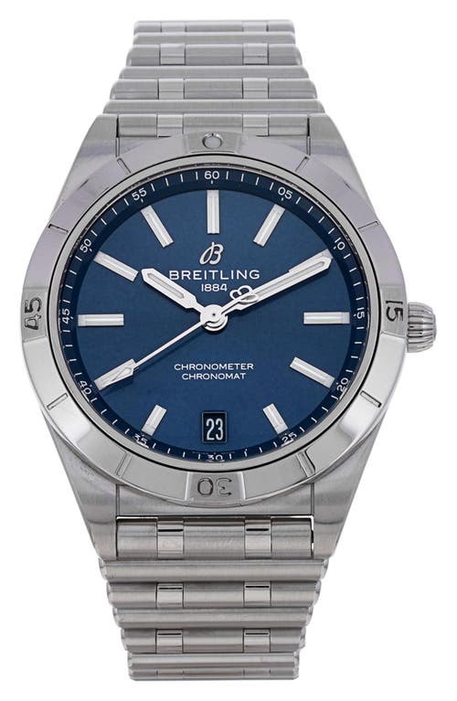 Watchfinder & Co. Breitling Preowned Chronomat Automatic 36 Bracelet Watch, 36mm in Blue at Nordstrom
