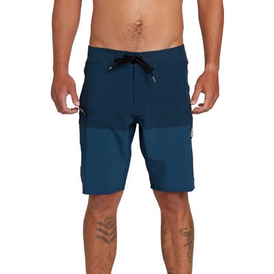 Volcom Lido Heather Board Shorts, Blue