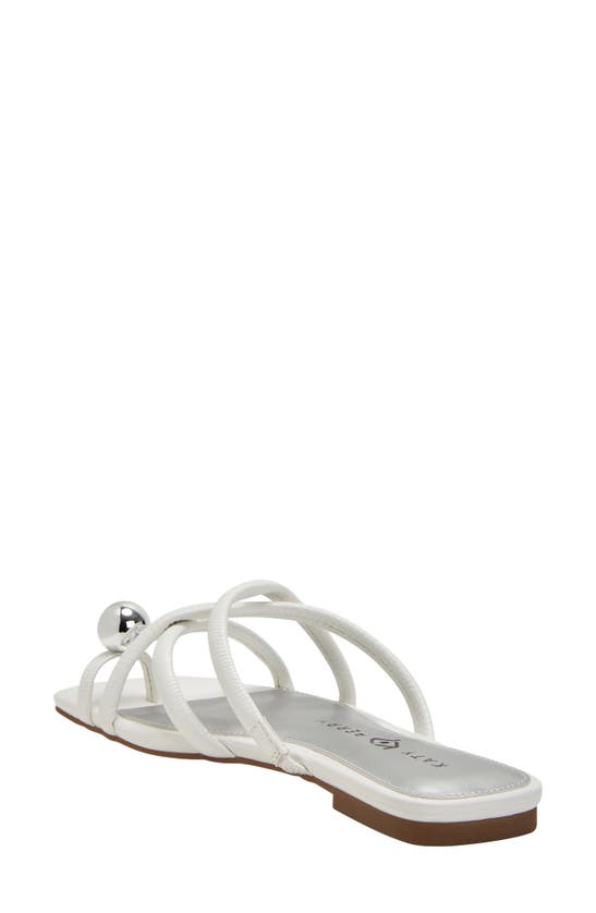 Shop Katy Perry The Camie Slide Sandal In Optic White