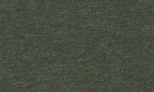 Unsimply Stitched Henley Hoodie With Contrasted Cuff In Heather Green