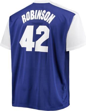 PROFILE Men's Jackie Robinson Royal/White Brooklyn Dodgers Cooperstown  Collection Replica Player Jersey