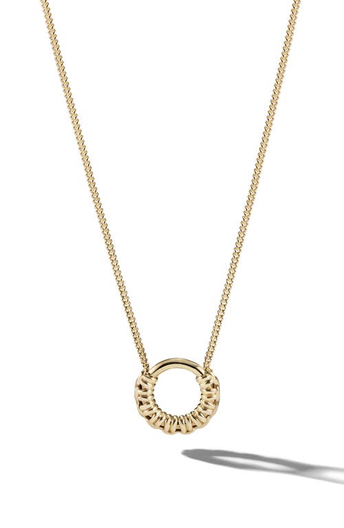 Cast The Mini Knot Loop Pendant Necklace in Gold at Nordstrom, Size 20