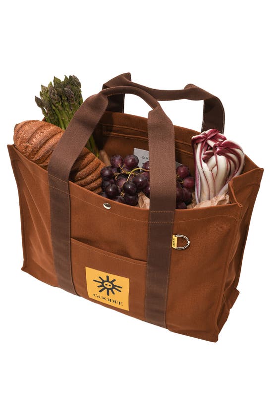 GOODEE GOODEE MEDIUM BASSI RECYCLED PET CANVAS MARKET TOTE