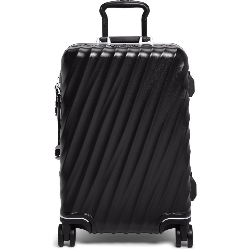 Tumi International Expandable 4 Wheeled Carry On Suitcase In Black Texture