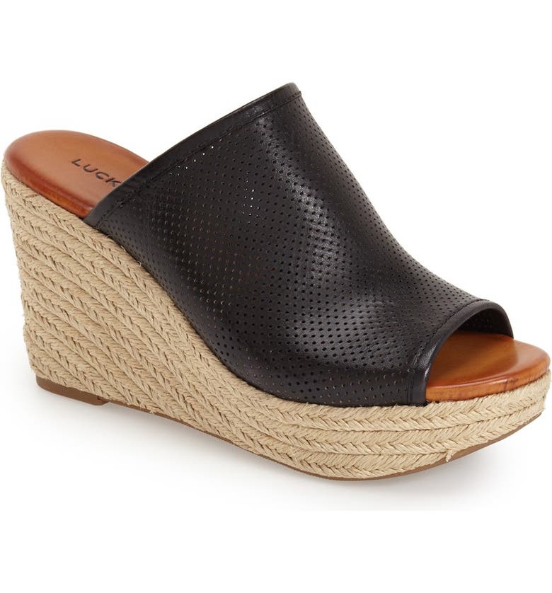 Lucky Brand 'Mackayla' Perforated Wedge (Women) | Nordstrom