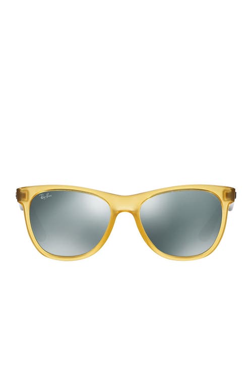 Ray Ban Ray-ban Highstreet 54mm Wayfarer Sunglasses In Yellow