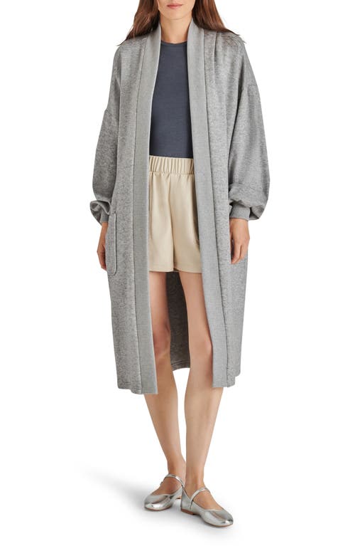 Steve Madden Marla Duster Coat Heather Grey at Nordstrom,