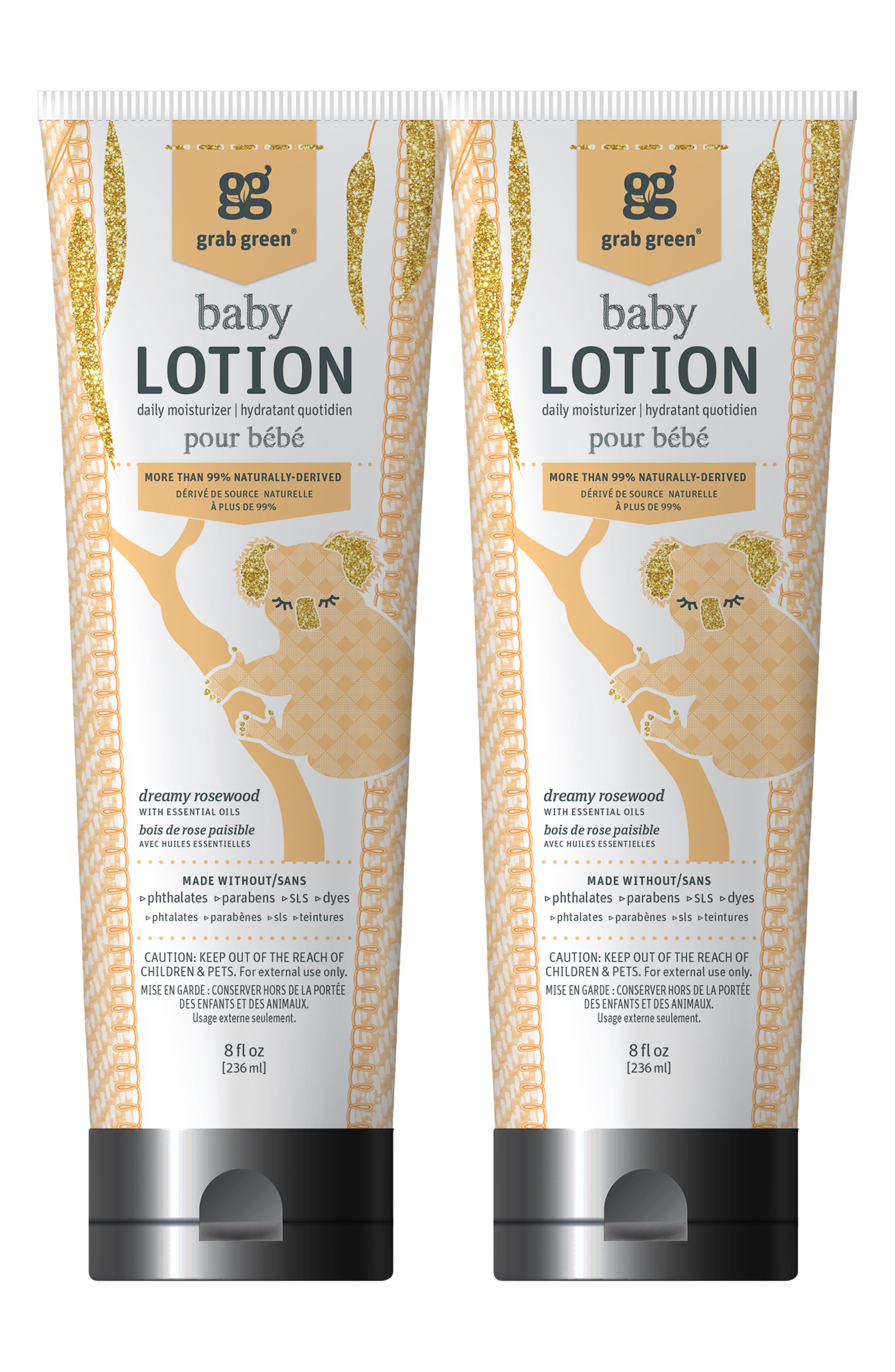 grab green baby lotion