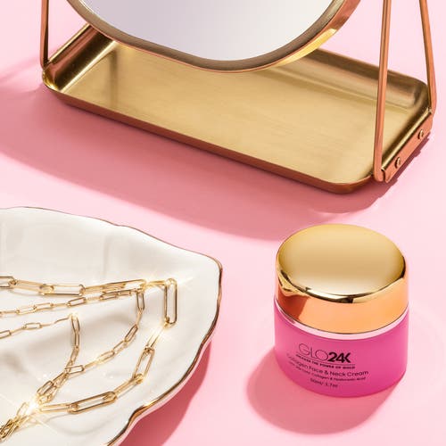 Glo24k Unleash The Power Of Gold Collagen Face & Neck Cream In Na