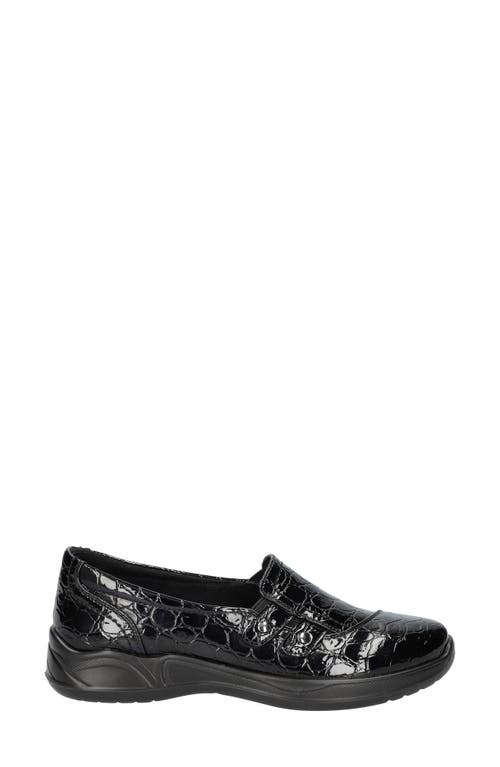 Shop Easy Street Tune Shoe In Black Patent Croco