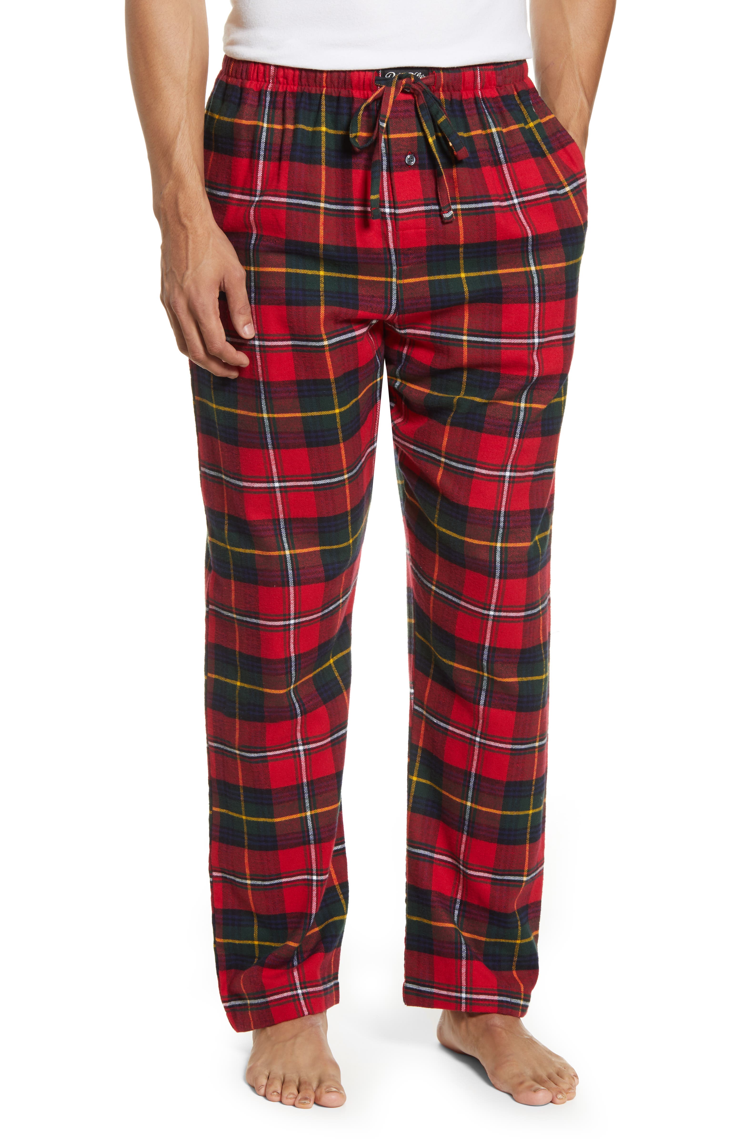 Polo Ralph Lauren Plaid Flannel Pajama Pants | Nordstrom