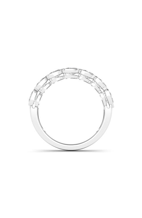 Hautecarat Bezel Heart Lab Created Diamond Ring In White Gold
