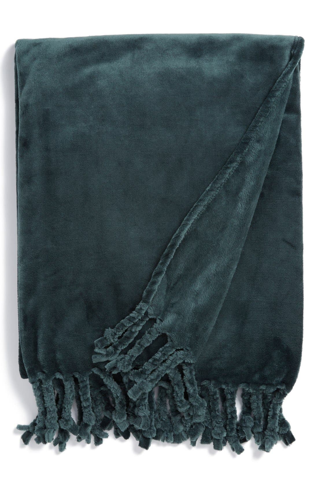 NORDSTROM AT HOME,
                            Kennebunk Bliss Plush Throw,
                            Main thumbnail 147, color,
                            302