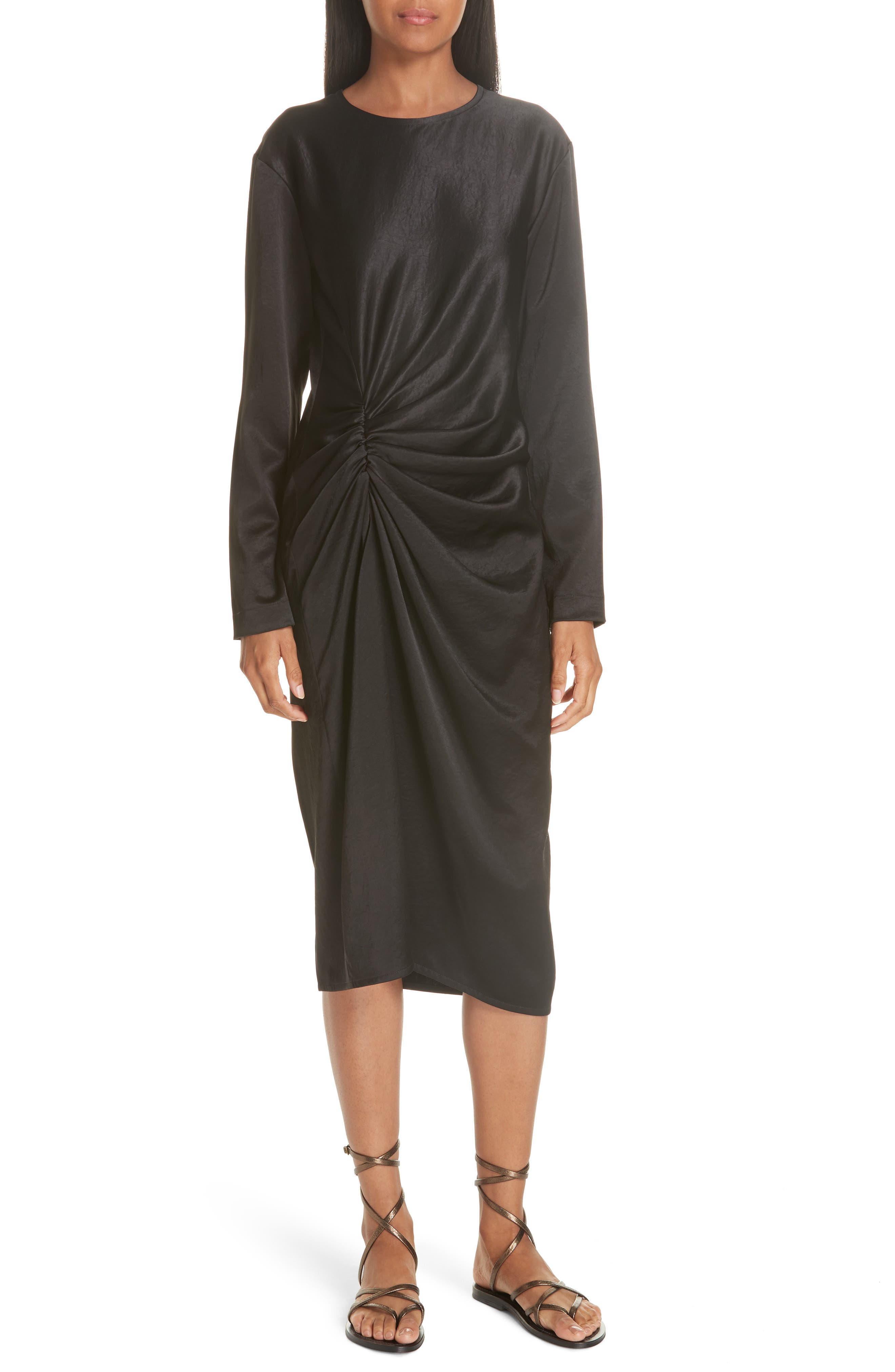 helmut lang midi dress