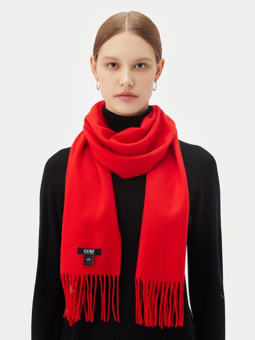Gobi Cashmere In High Risk Red