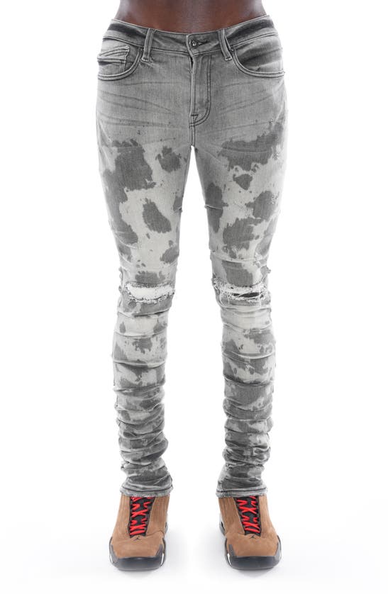 Shop Cult Of Individuality Punk Nomad Distressed Super Skinny Jeans In Silas