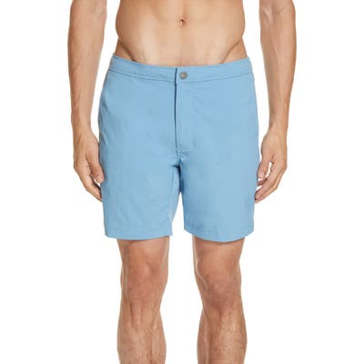 Onia Calder Swim Trunks, Blue