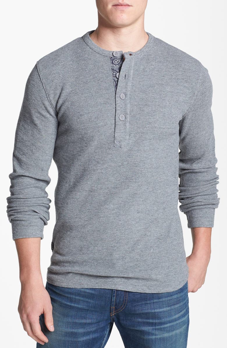 Façonnable Waffle Knit Henley TShirt Nordstrom