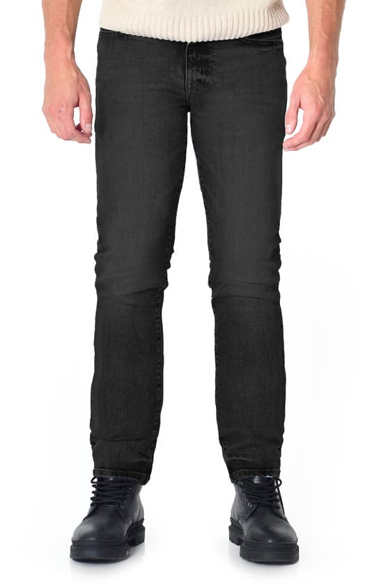 Shop Fidelity Denim Torino Coated Slim Fit Jeans In Black