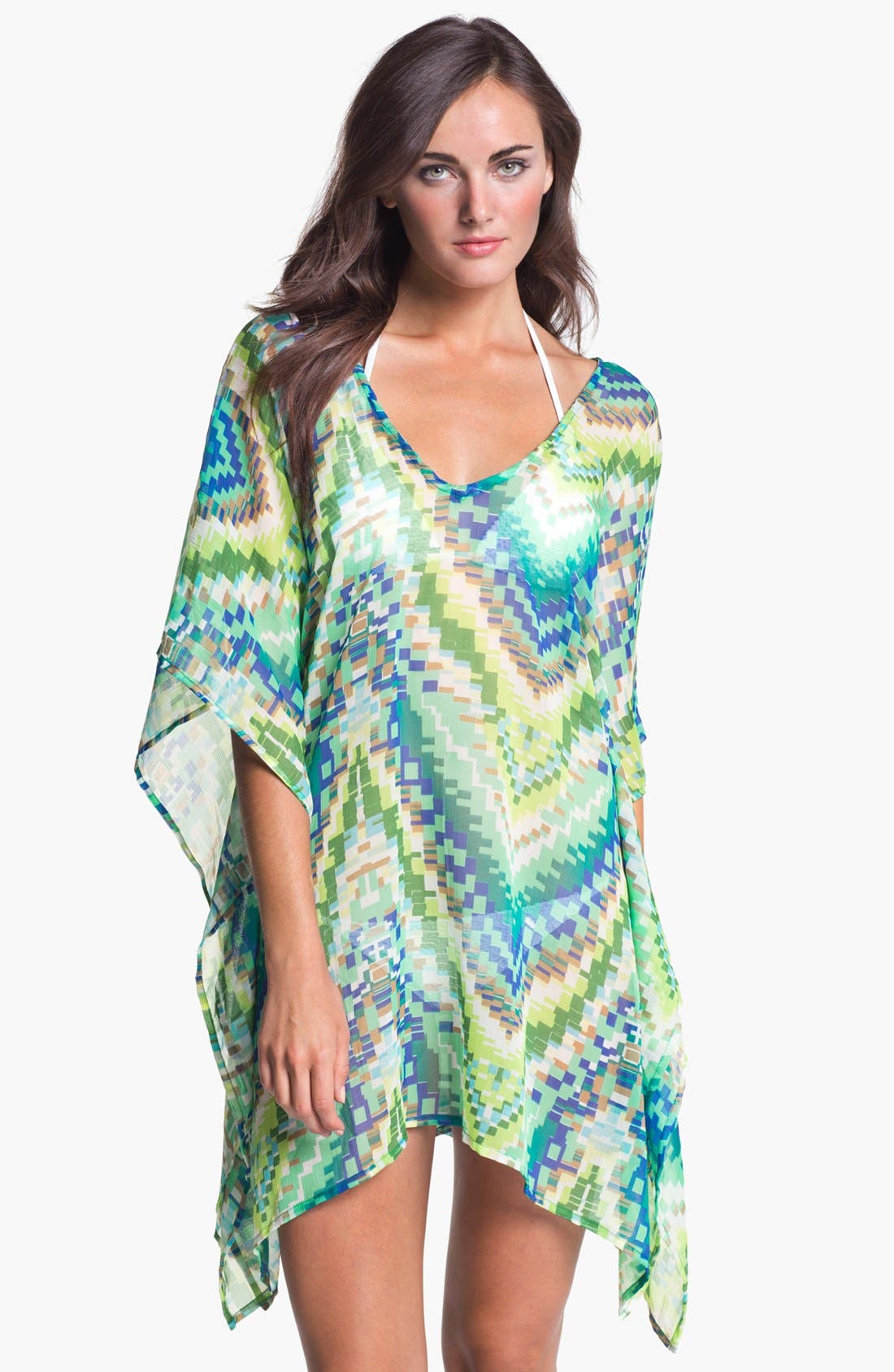 Echo Sheer Chevron CoverUp Nordstrom