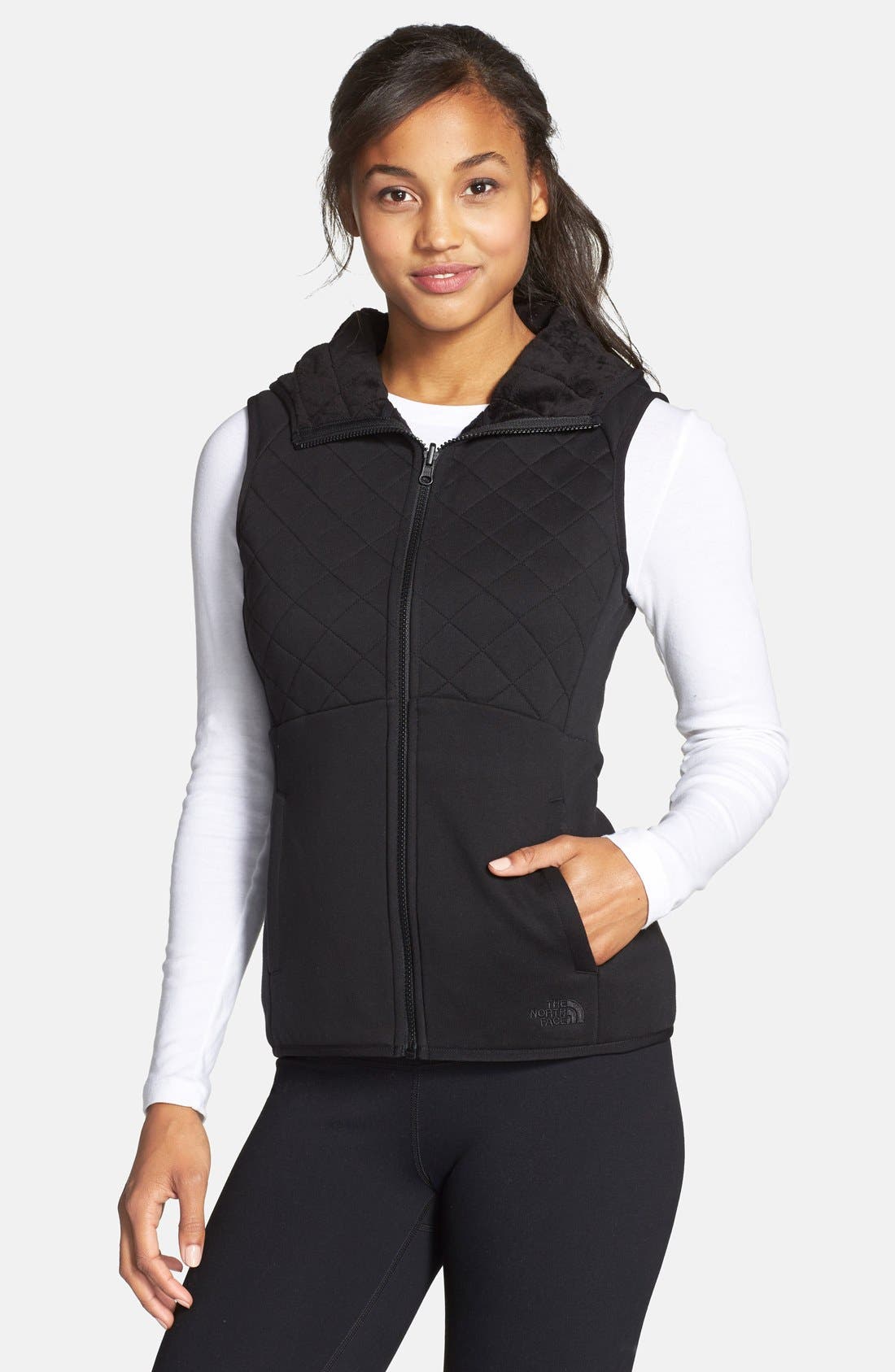 The North Face 'Caroluna' Reversible Hooded Vest Nordstrom