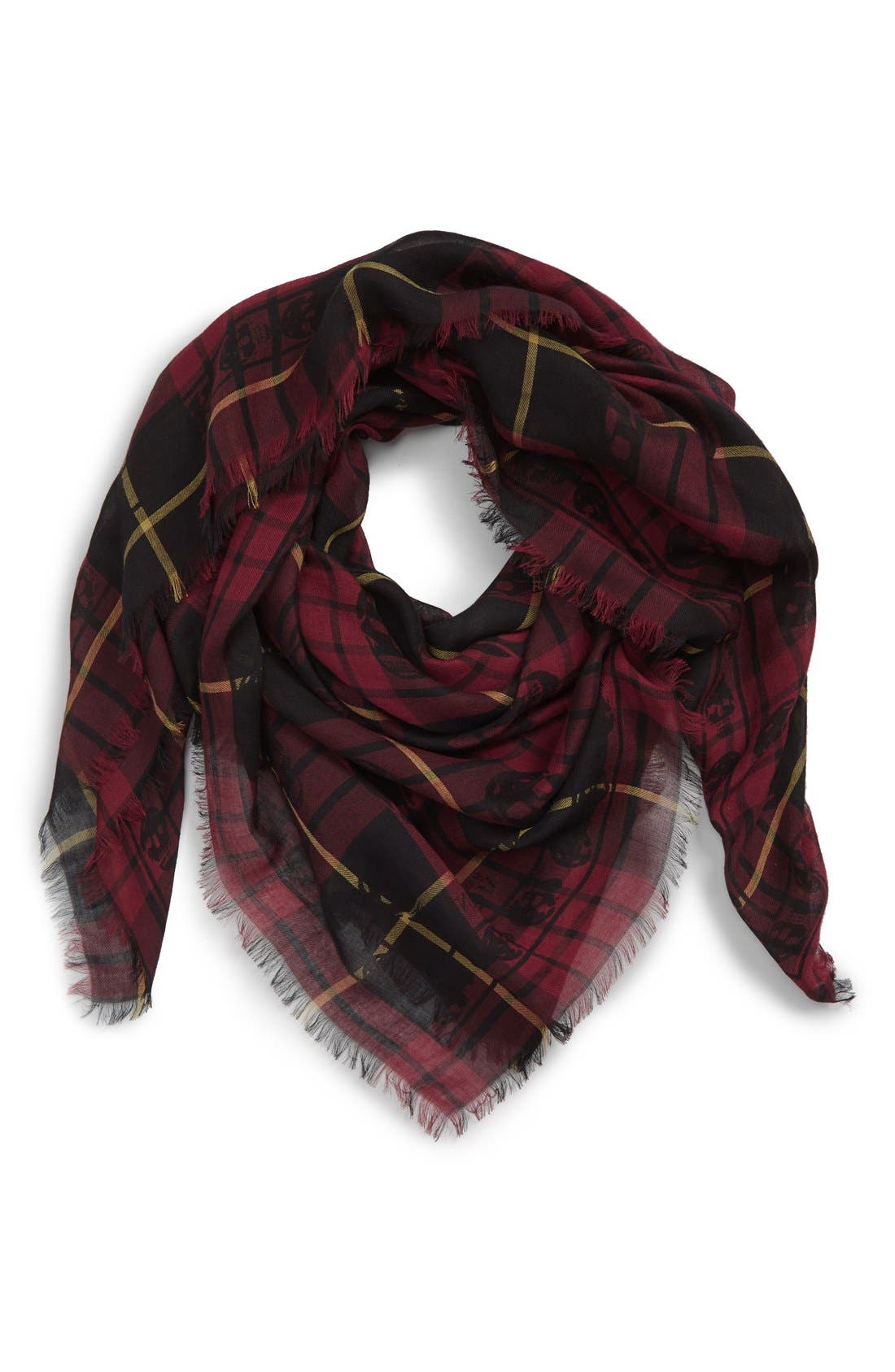 Alexander McQueen Tartan Scarf Nordstrom