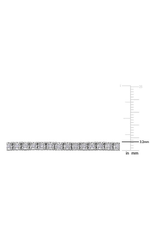 Created Forever Lab Grown Diamond Tennis Bracelet In Silver