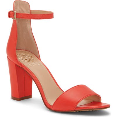 Vince Camuto Corlina Ankle Strap Sandal, Red (Nordstrom Exclusive)