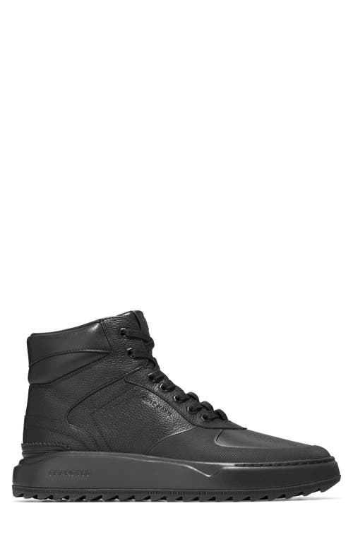 Shop Cole Haan Grandpro Crossover High Top Sneaker In Black/black