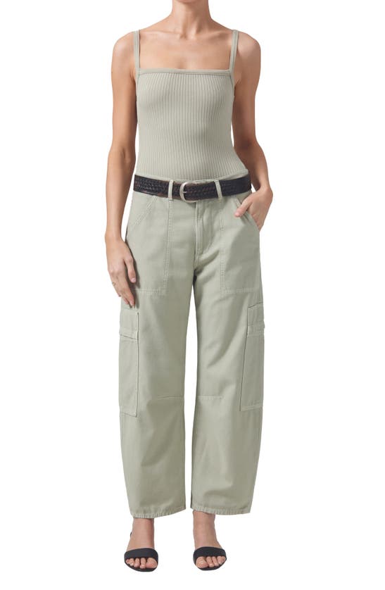 Citizens Of Humanity Marcelle Cotton Low Slung Cargo Pants In Palmdale