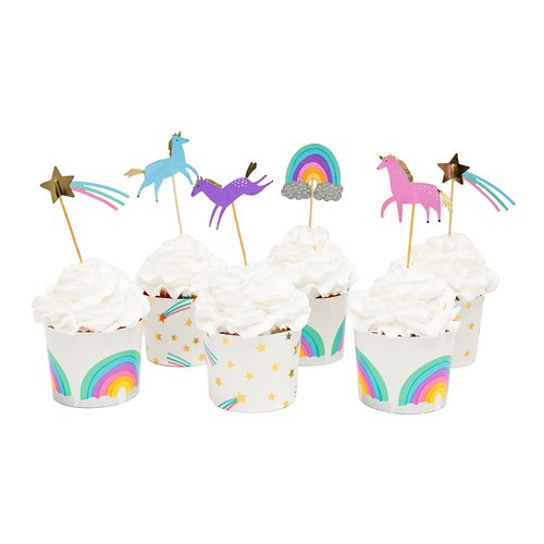 Shop Daydream Society Party Themed Cupcake Decorating Kits In Unicorn