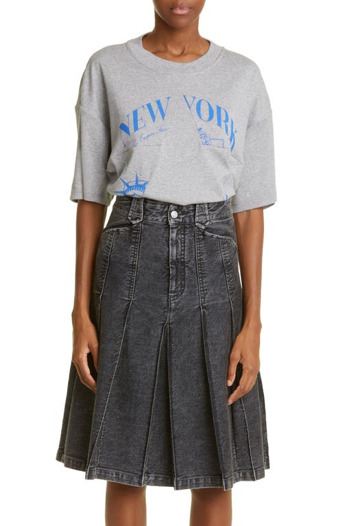 Commission Gender Inclusive Postcard Cotton Graphic Tee in New York