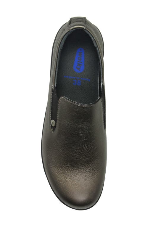 Wolky Mesita Wedge Slip-on Sneaker In Inox