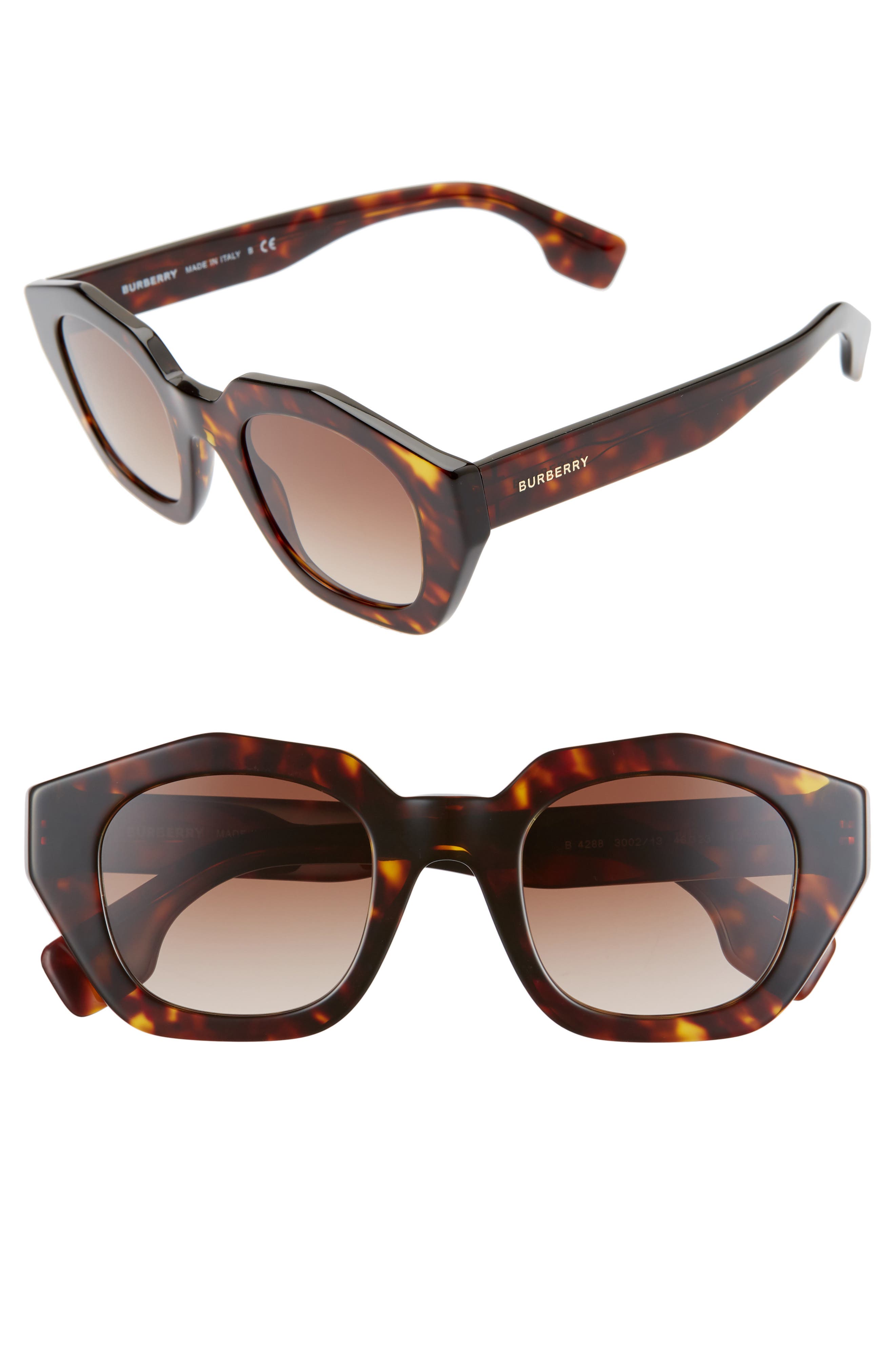 Burberry 46mm Geometric Sunglasses Nordstrom